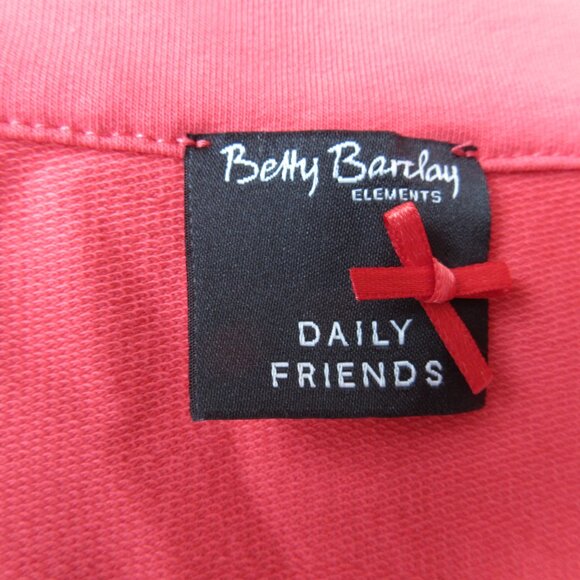 Like new Betty Barclay Elements lightweight dark tangerine color jacket Size 12 - Picture 5 of 6